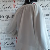 Бяла блузка, снимка 3 - Блузи с дълъг ръкав и пуловери - 29325630