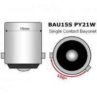 LED крушки PY21W BAU15S, снимка 5 - Аксесоари и консумативи - 34957631