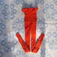 Нов оранжев чорапогащник мрежа, снимка 2 - Бельо - 37819941