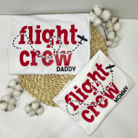 Комплект тениски за цялото семейство FLIGHT CREW, снимка 7 - Романтични подаръци - 44709545