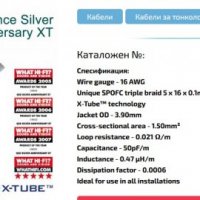 Qed silver anniversay xt spofc кабел за тонколони, снимка 6 - Тонколони - 35429730