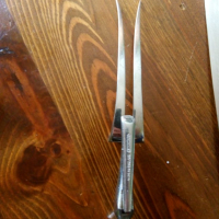 Нож и вилица, снимка 4 - Антикварни и старинни предмети - 36455850