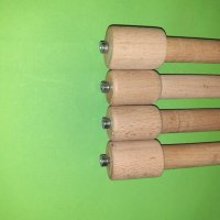 Дървени ролки/пръчки за масаж от парен бук - комплект 4бр., снимка 8 - Медицински консумативи - 28199761
