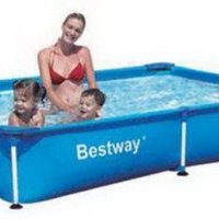 Сглобяем басейн Bestway Splash Jr. Frame 221 x 150 x 43 cm, снимка 2 - Басейни и аксесоари - 33753873