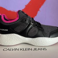 Calvin Klein Runner Sneaker Sock Laceup Pu-Pa , снимка 5 - Маратонки - 39315534