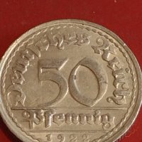 Две монети 50 райхспфенинга 1935г. Германия / 50 пфенинг 1922г. Германия за КОЛЕКЦИОНЕРИ 31518, снимка 6 - Нумизматика и бонистика - 44350495