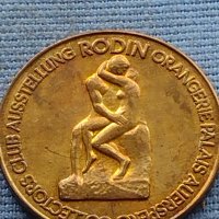 Стар рядък плакет медал RODIN за КОЛЕКЦИОНЕРИ 31162, снимка 5 - Антикварни и старинни предмети - 42726324