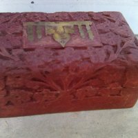Индийска кутия дърворезба, снимка 5 - Други ценни предмети - 37401892