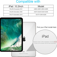 Силиконов удароустойчив калъф за таблет iPad 10.2 инча, 9, 8, 7 генерация, за деца, многоцветен, снимка 3 - Калъфи, кейсове - 44914482