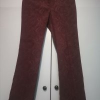 Дамски панталон в цвят бордо на Аристон, снимка 2 - Панталони - 34935691
