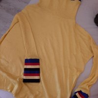 Пуловер жълт oversize, снимка 3 - Блузи с дълъг ръкав и пуловери - 39087204