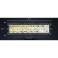 Мощен халогенен LED bar с комбинирана светлина, 93W, 12-24V, 15.5 см, снимка 3 - Аксесоари и консумативи - 44572511