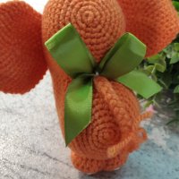 Плетена играчка СЛОН Сърце,Ръчно изработена, Перфектен подарък , снимка 9 - Романтични подаръци - 29221557