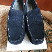 GEOX SS16 Navy Blue, Мъжки Мокасини, снимка 1 - Спортно елегантни обувки - 44274938