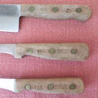 Vintage USA CHICAGO CUTLERY-проф.нож -3бр. ,Качествени ножове, снимка 4 - Прибори за хранене, готвене и сервиране - 42923475