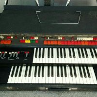 стар, ретро, винтидж професионален електронен синтезатор -орган WILGA, клавир, ел. орган, пиано, снимка 5 - Пиана - 30150553