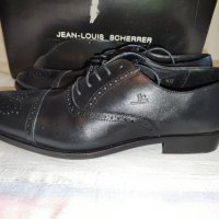 Разкошни официални мъжки обувки от естествена кожа Jean Louis Scherrier №42, снимка 1 - Официални обувки - 37760290