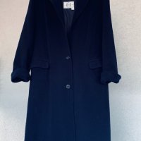 Право тъмносиньо палто -вълна,кашмир, снимка 8 - Палта, манта - 34274060