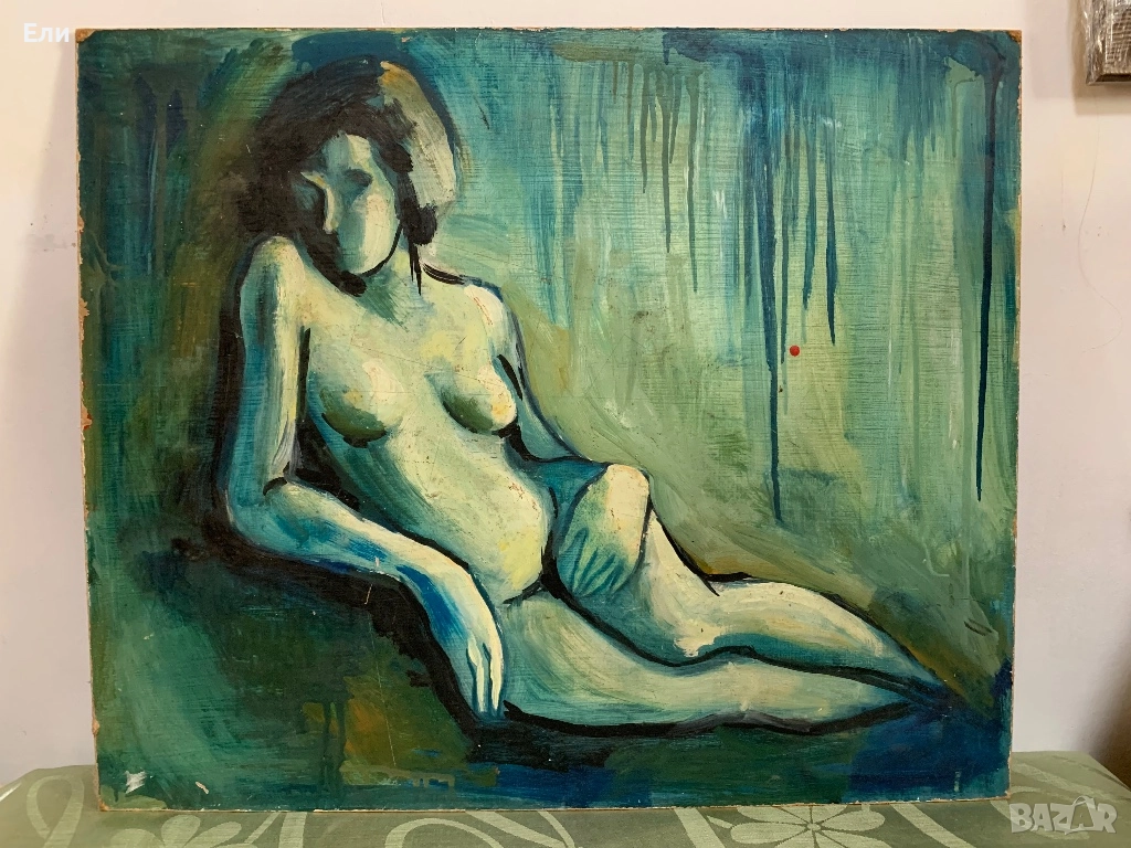 Масло гола жена, снимка 1