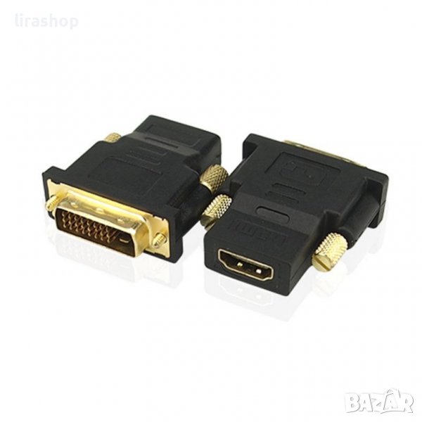 VCom Адаптер DVI M / HDMI F Gold plated, снимка 1
