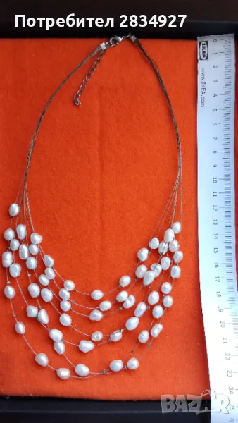 Колие с речни перли, снимка 1