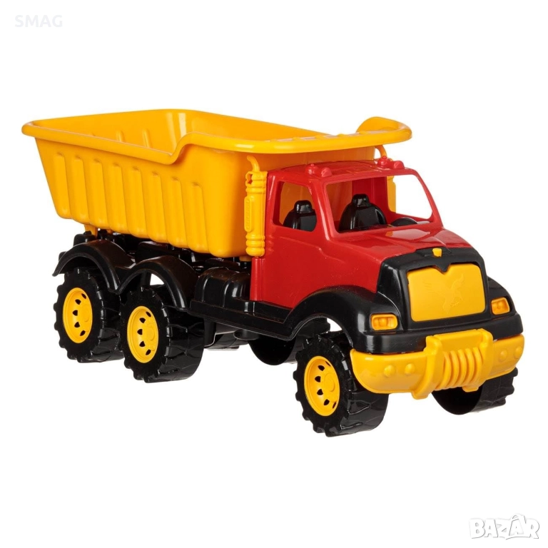 Строителен камион самосвал за игра жълт_1216194, снимка 1
