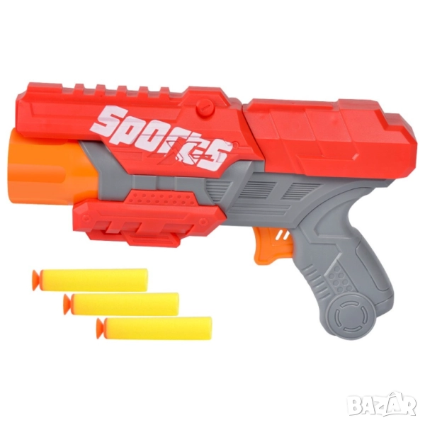  Детска играчка пистолет с меки патрони  , снимка 1