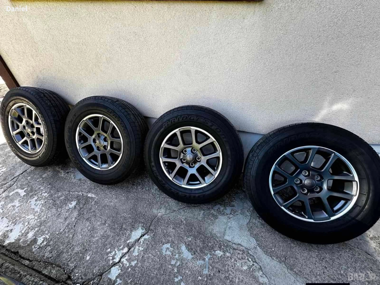 Гуми с джанти за Jeep Wrangler 255/70/R18, снимка 1