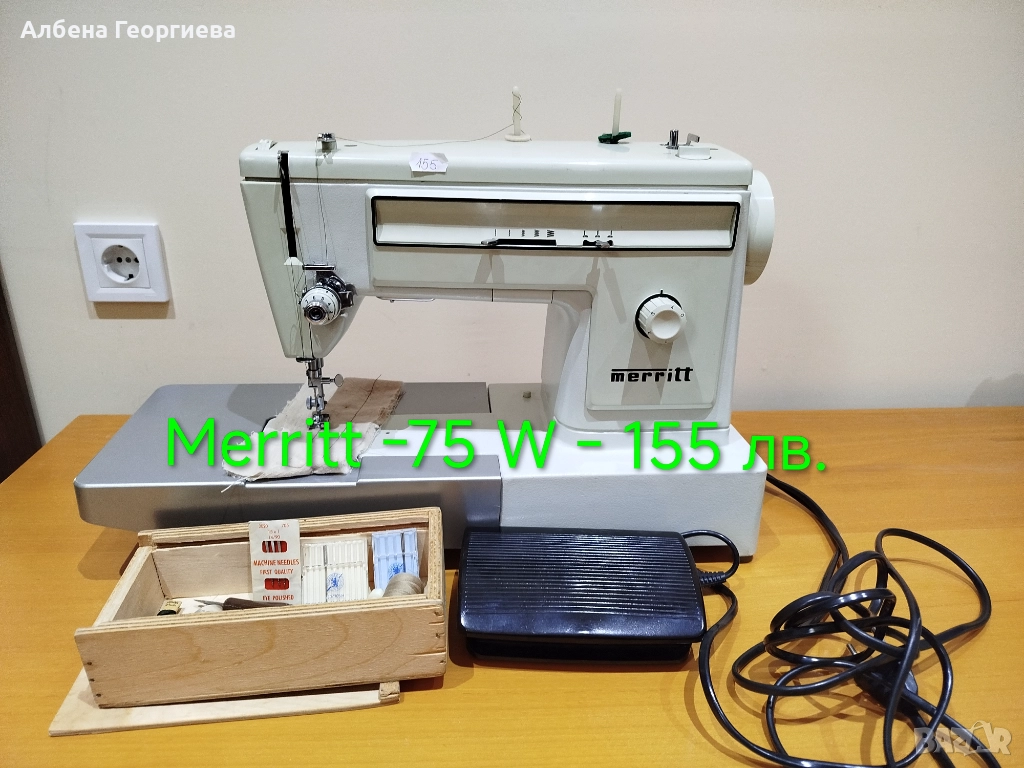 Метална шевна машина MERRITT -75W, снимка 1