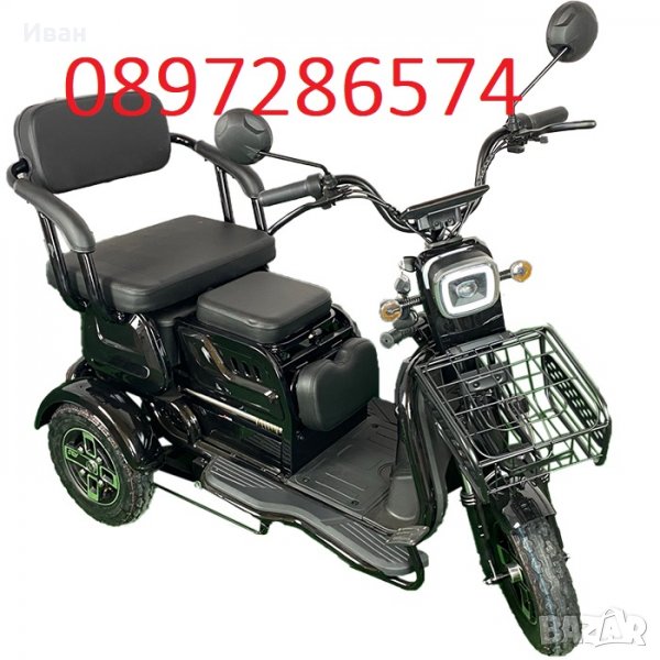 Нов (подобрен ) модел електрическа триколка - модел C1+, снимка 1