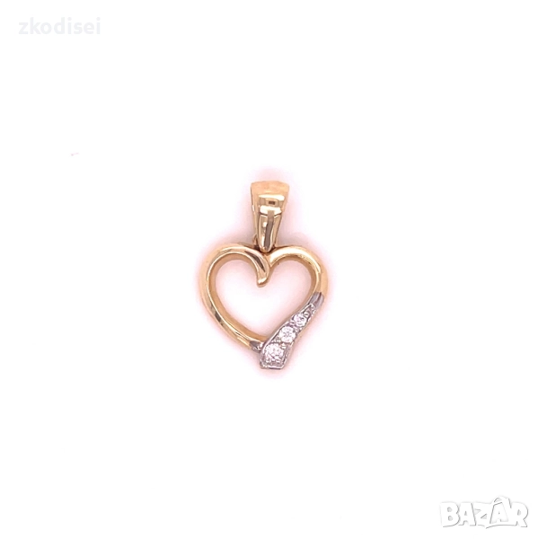 Златен медальон 1,20гр. 14кр. проба:585 модел:33980-6, снимка 1