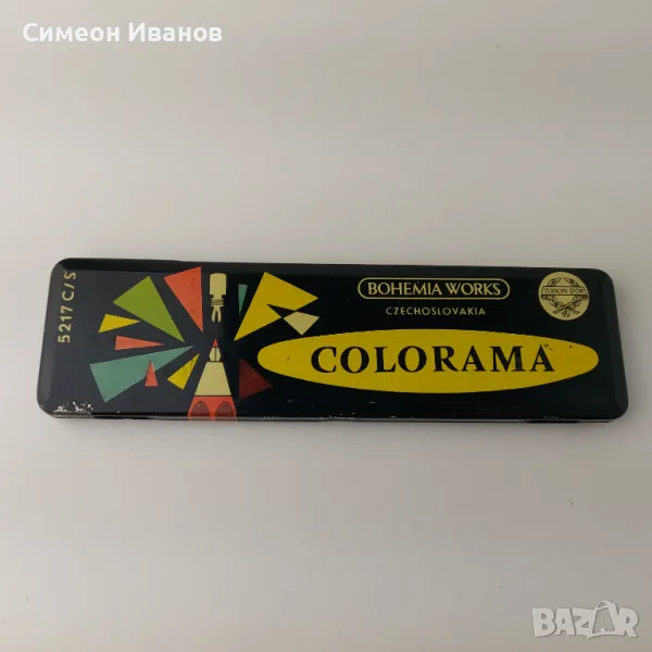 Стара метална кутия BOHEMIA Works Toison D`or COLORAMA #5498, снимка 1