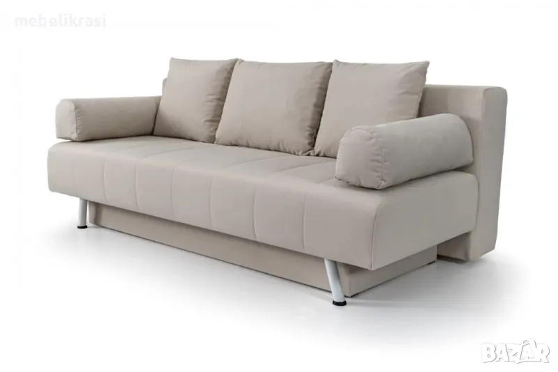 Разгъваем диван Джули 1 Spark 25 сив+ беж, снимка 1