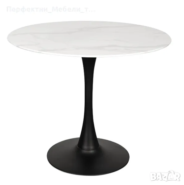 Кръгла дизайнерска маса с диам.90 см. за дома,заведението на супер цена, снимка 1