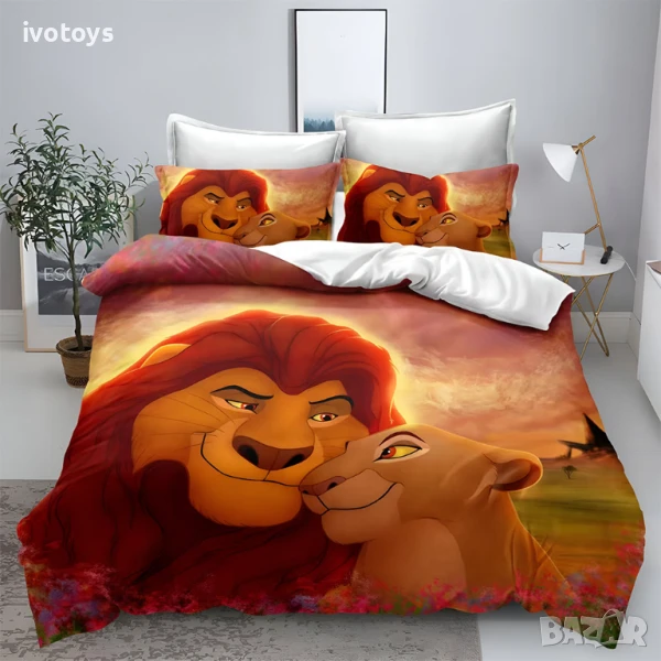 Двулицево спално бельо, 6 части (реално изображение) - Модел WS18089, снимка 1