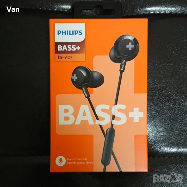 Слушалки Philips Bass+  хендсфри, снимка 1