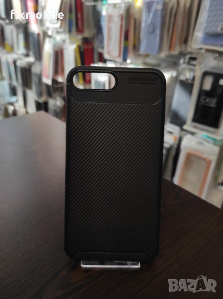 Apple iPhone 7 Plus/ 8 Plus Carbon Fiber Силиконов калъф / кейс, снимка 1