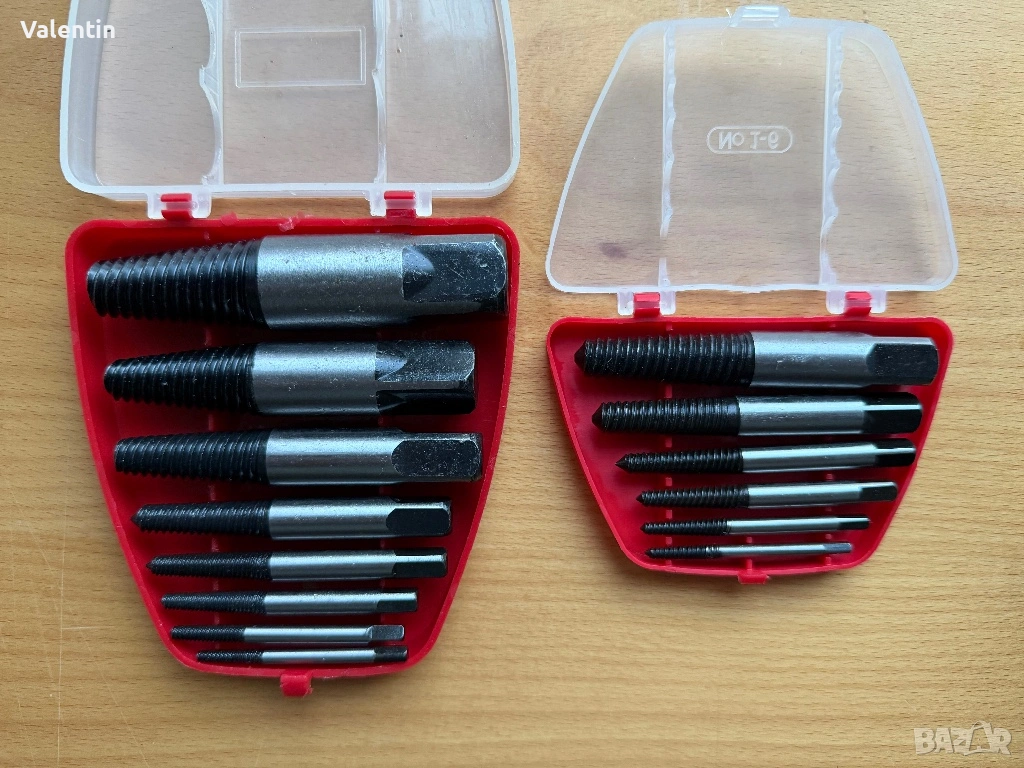 Комплект екстрактори за счупени глави, снимка 1