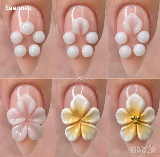 Прозрачен Гел за нокти, оформя се с ръце, не лепне за 3д цветя, фигури, изграждане 100 мл, снимка 1