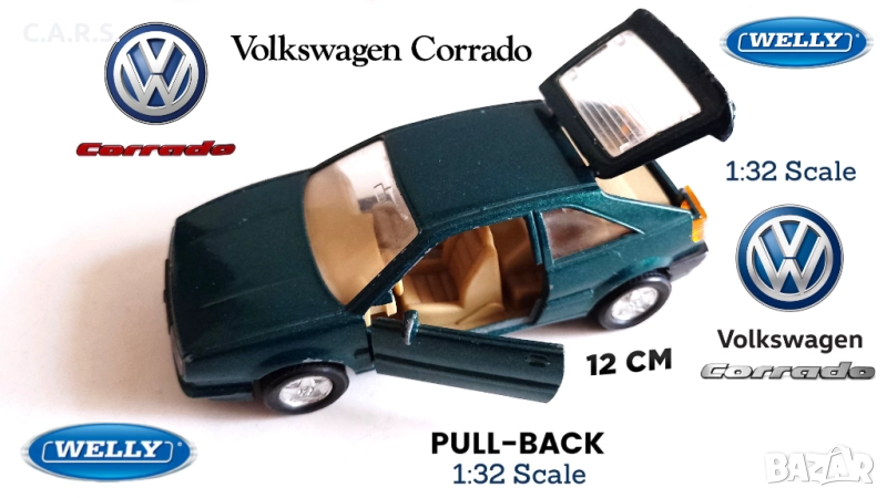 Welly VW Volkswagen Corrado No. 9039 12 cm., снимка 1