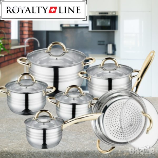 Комплект тенджери и тиган Royalty Line , снимка 1