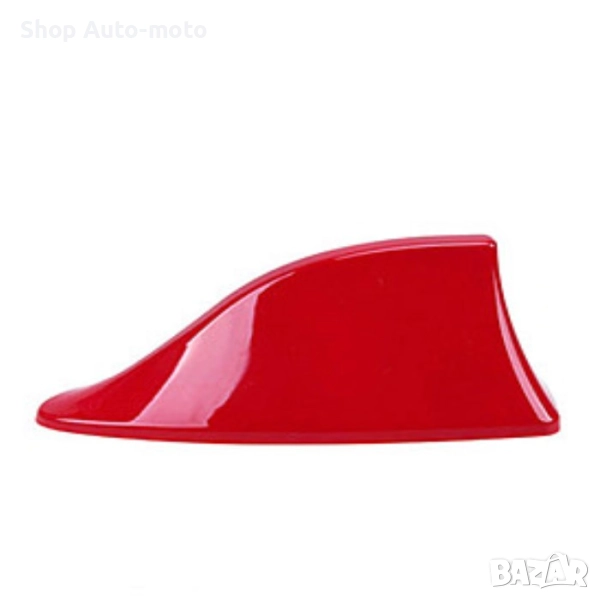 Антена за кола Automat тип перка на акула, с усилвател, Червена, снимка 1