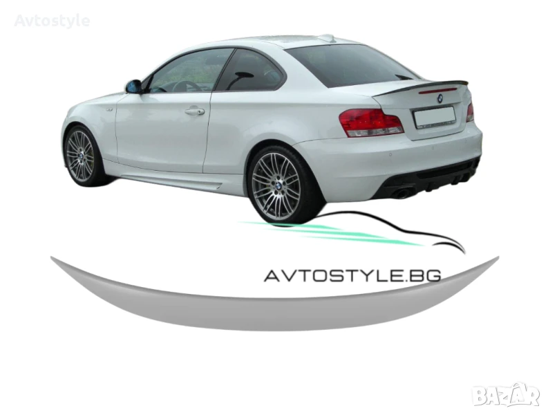 Спойлер тип Technik ,за BMW серия 1 E82 купе 2007-2013, небоядисан, снимка 1