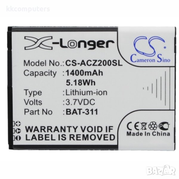 Acer KT.0010S.011 Батерия за Liquid Z200, Z220, снимка 1