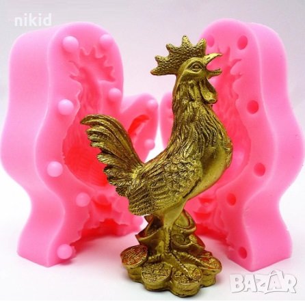 3D Петел Петле 2 части силиконов молд форма за фондан украса торта декорация, снимка 1