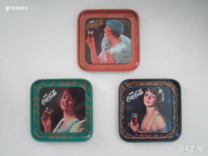 Ретро метални подложки Кока Кола, снимка 1