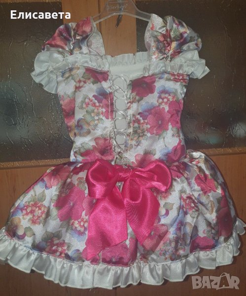 Детска туту цветна рокля за 2-3 год., снимка 1