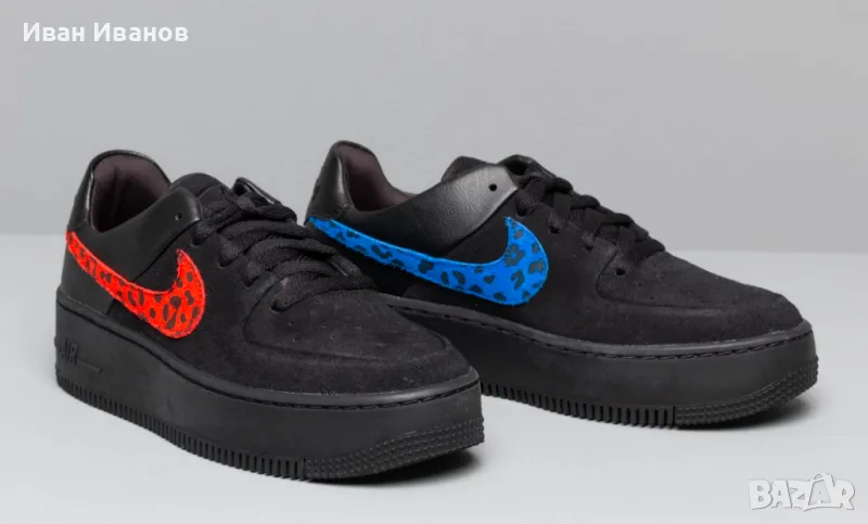 маратонки  Nike Air Force 1 Sage Low Premium 'Leopard Pack' номер 39,5-40, снимка 1