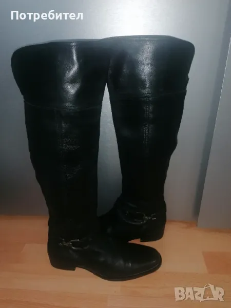 Дамски ботуши /чизми /-Esprit - естествена кожа, р-р39, снимка 1