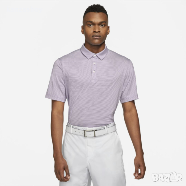Nike Men's Dri-fit Player Striped Golf Polo - страхотна мъжка тениска КАТО НОВА УГОЛЕМЕНА 2ХЛ, снимка 1